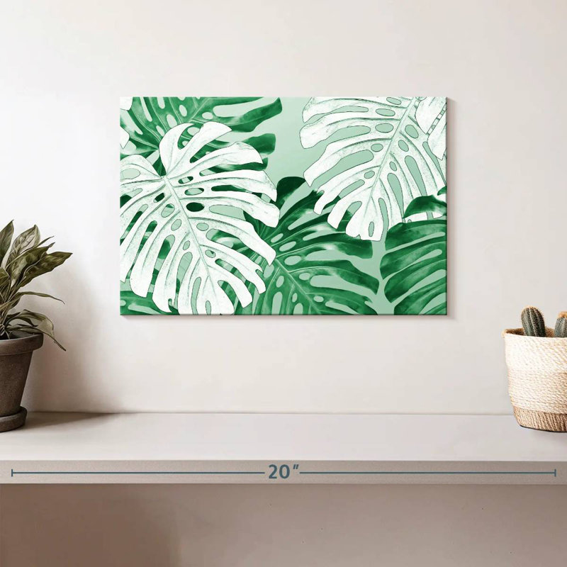 Monstera de la jungle tropicale Harnek, H 8 po x l 12 po