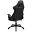 Fauteuil de jeu d'ordinateur ergonomique LeatherSoft avec dossier entièrement inclinable et repose-pieds coulissant-67306913
