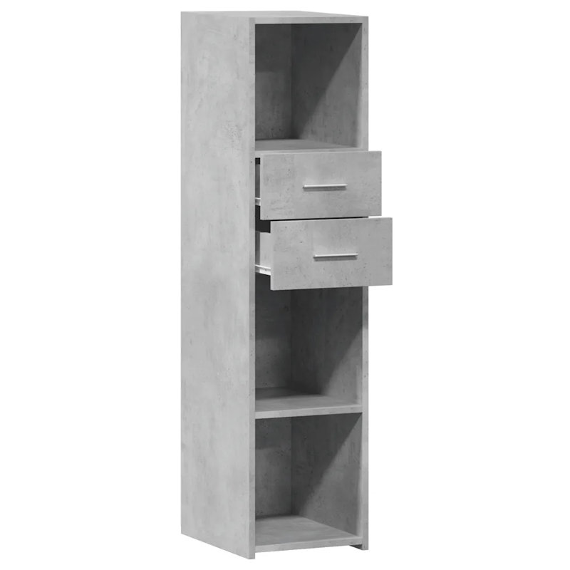 Pristina 30cm Sideboard, Concrete grey