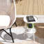 Round Metal Outdoor Side Table , 32cm cm W 32cm cm D-94705736