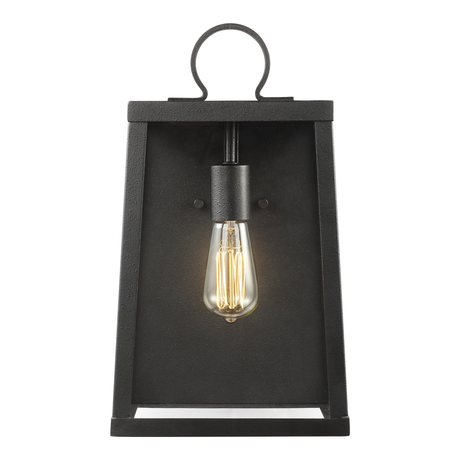 Nicholas Single Light Outdoor Wall Light, 15.5" H x 9.75" W x 9.75" D