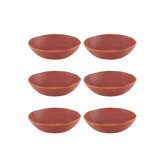 Gemstone Coral Stoneware Soup Bowl