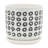 Stoneware Ceramic Saucer Planters with Drainage - Modern Decorative Plant Pots - Durable, Stylish Design for Home and Garden - Set of 2-539194340