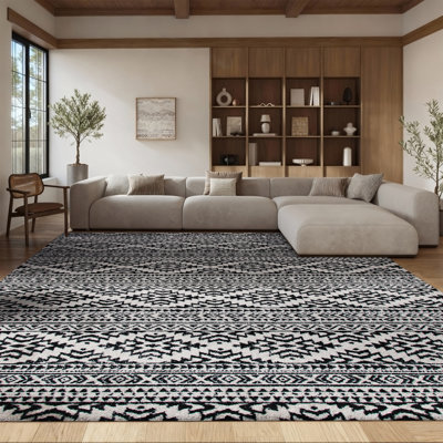 Cobos Performance Geometric Pattern Rug