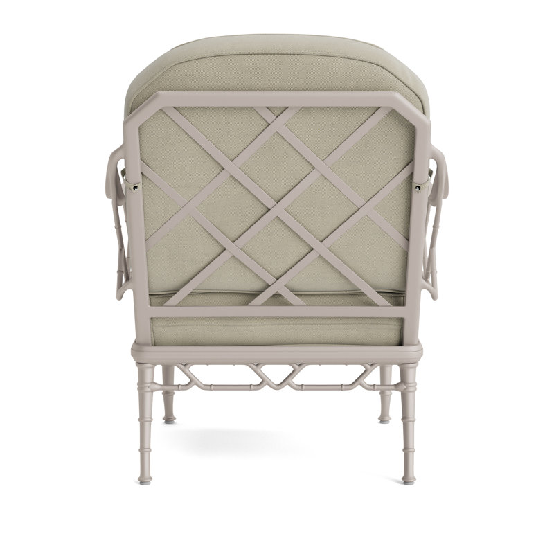 Calcutta Outdoor Lounge Chair, Fusion Charcoal, Dove Smooth