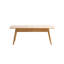 Table basse en bois massif avec tablette de rangement - largeur 100 cm, bureau pour travailler ou travailler à domicile | Idée de cadeau-1049978807