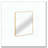 Metal Framed Square Bathrrom Mirror for Wall-378385628