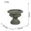 Humphreys FLUTED URN Low 28cm Verdigris Effect-1093349015
