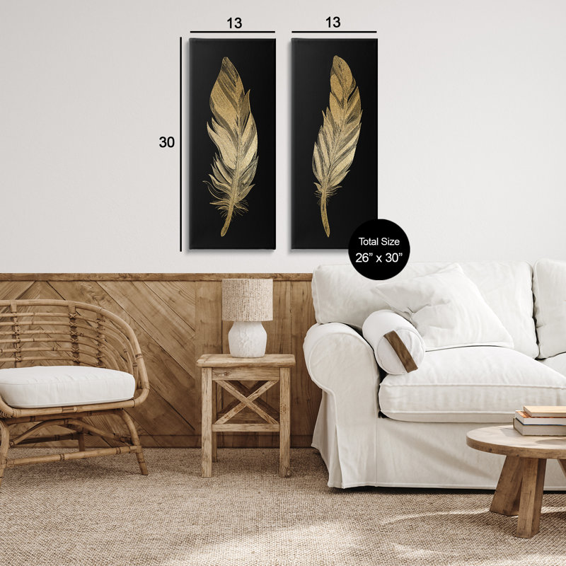 Ensemble de toiles 2 pièces Glam