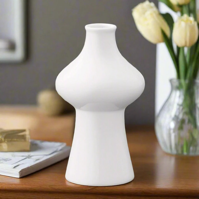 Vase de table Alivya, H 10 po x l 5,75 po x P 5,75 po