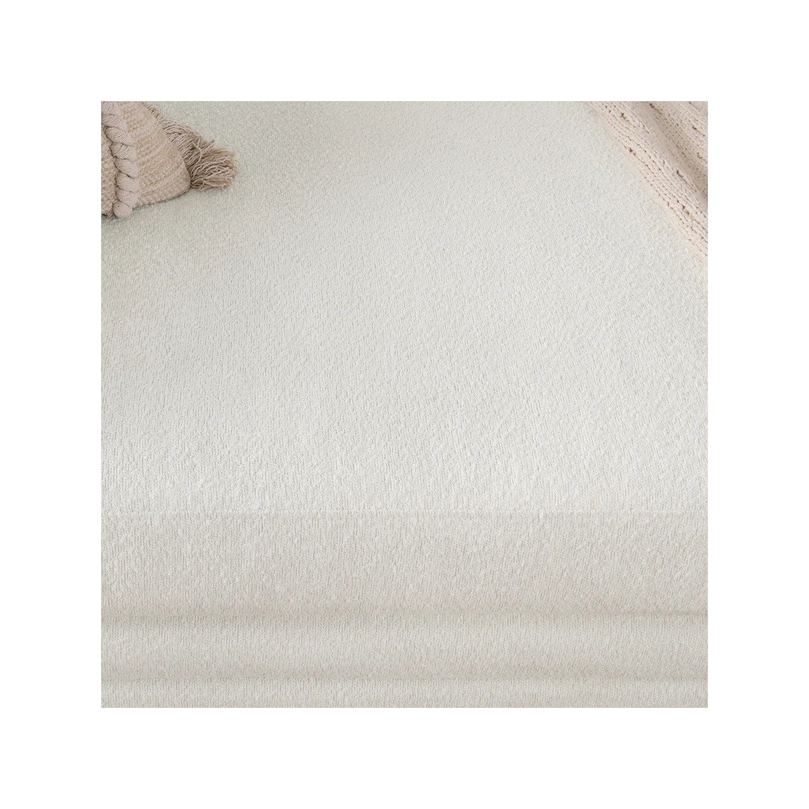 Audrey Upholstered Daybed, Rise White  Performance Upholstery