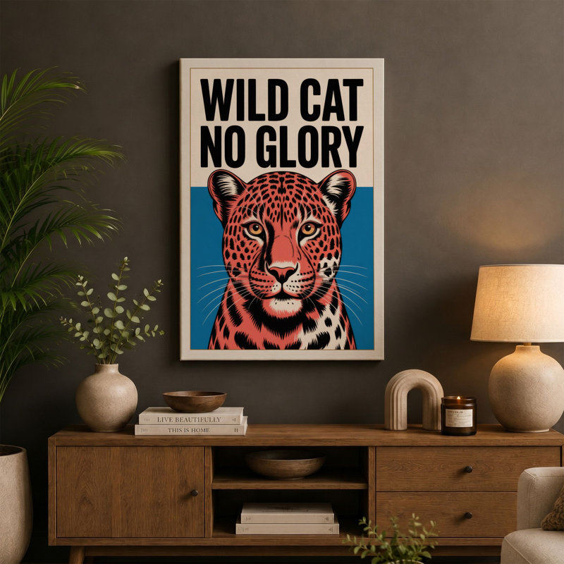Print, 30x20 - 76.2 x 50.8 cm, Teal Border