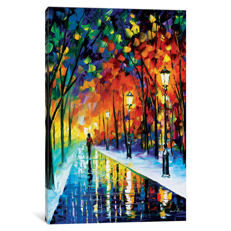 «Frozen Path», reproduction d'art sur toile tendue, H 26 po x l 18 po x P 1,5 po