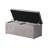 1 Piece Rectangular Storage Ottoman Fabric Linen With 2 Set Ottomans (Beige)-2045502843