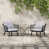 Coussin gris / cadre noir est en rupture de stock