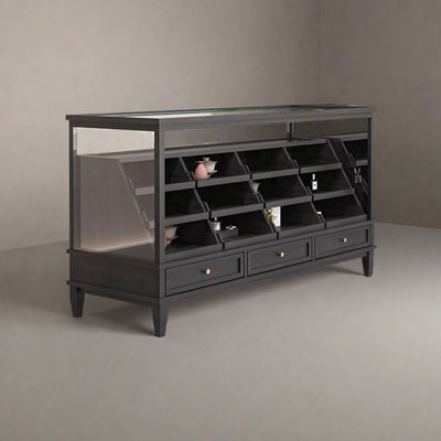 High-end center island display cabinet