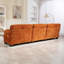 Canapé modulaire modulaire en L à assise profonde réversible 120 po avec repose-pieds, mousse à mémoire de forme et ressorts ensachés 120 po Chenille-1711880652