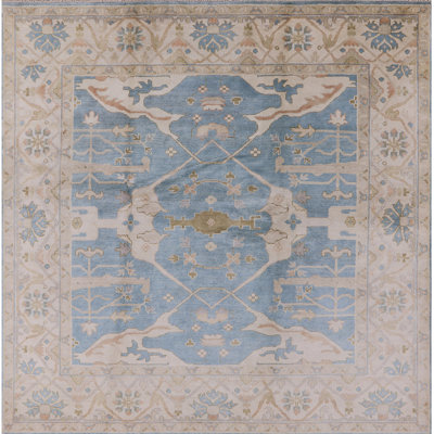 Tapis oriental beige / brun / bleu