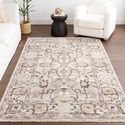 Devaki Traditional Medallion Area Rug