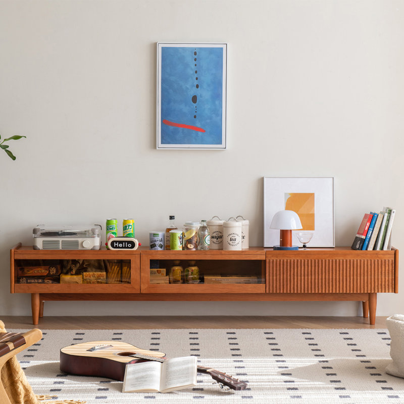 Meuble télé Modern, H 16,5 po x L 70,9 po x l 13,8 po