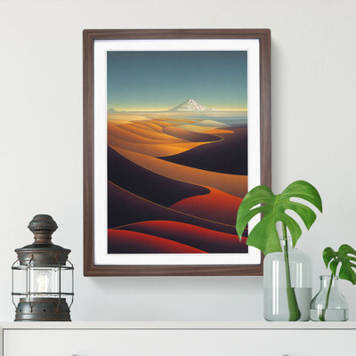 Landscape Abstract Mountains No.6 - Wall Art