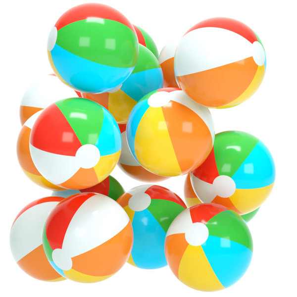 Dollar Deal Top Race Beach Ball | Wayfair