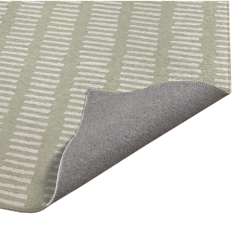 Tapis de bureau léger décoratif, L 6 pi x L 4 pi, Vert clair