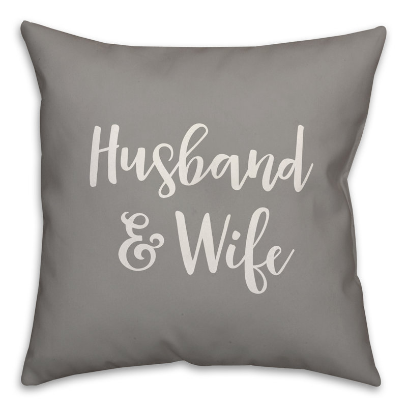  Coussin Husband and Wife, Gris, Coussin et housse de coussin
