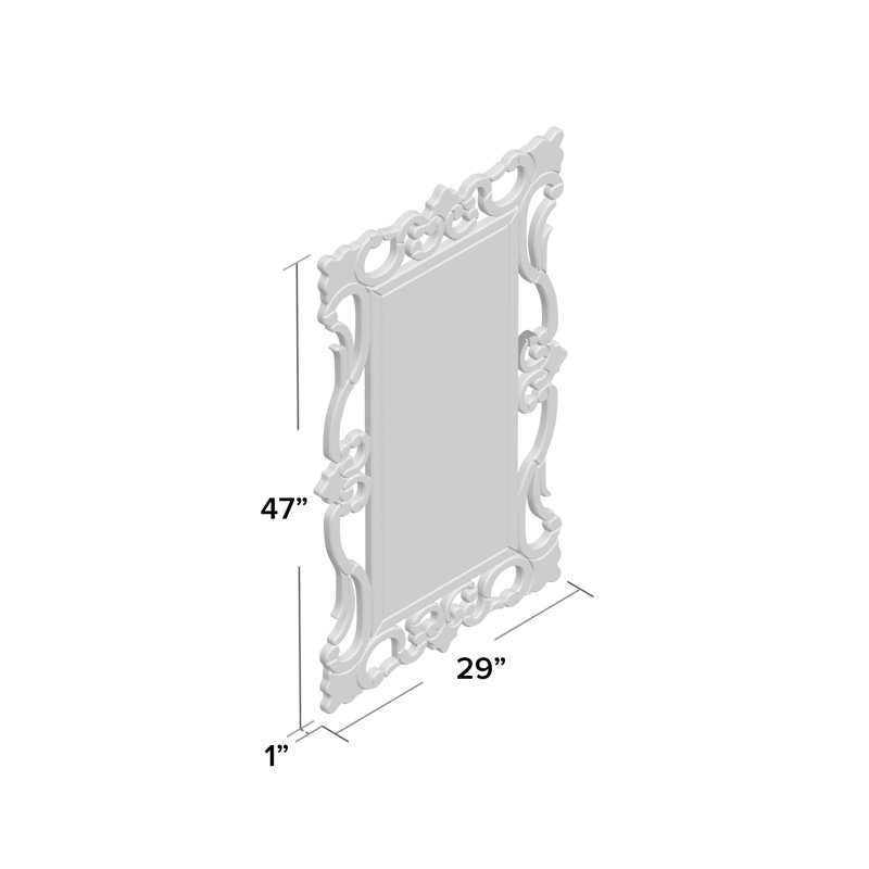 Much Wenlock Rectangle Mirror