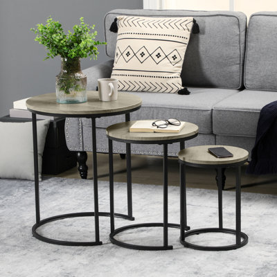 Ensemble de 3 tables basses Frame