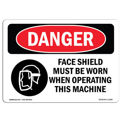 Panneau de danger OSHA