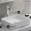 Lavabo vasque rectangulaire en céramique Concorde 19