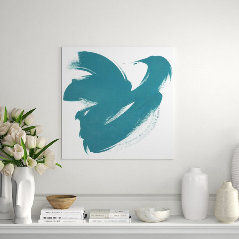 Color Rush III Print by Janice Sadler, 20" H x 20" W, Brush Gel
