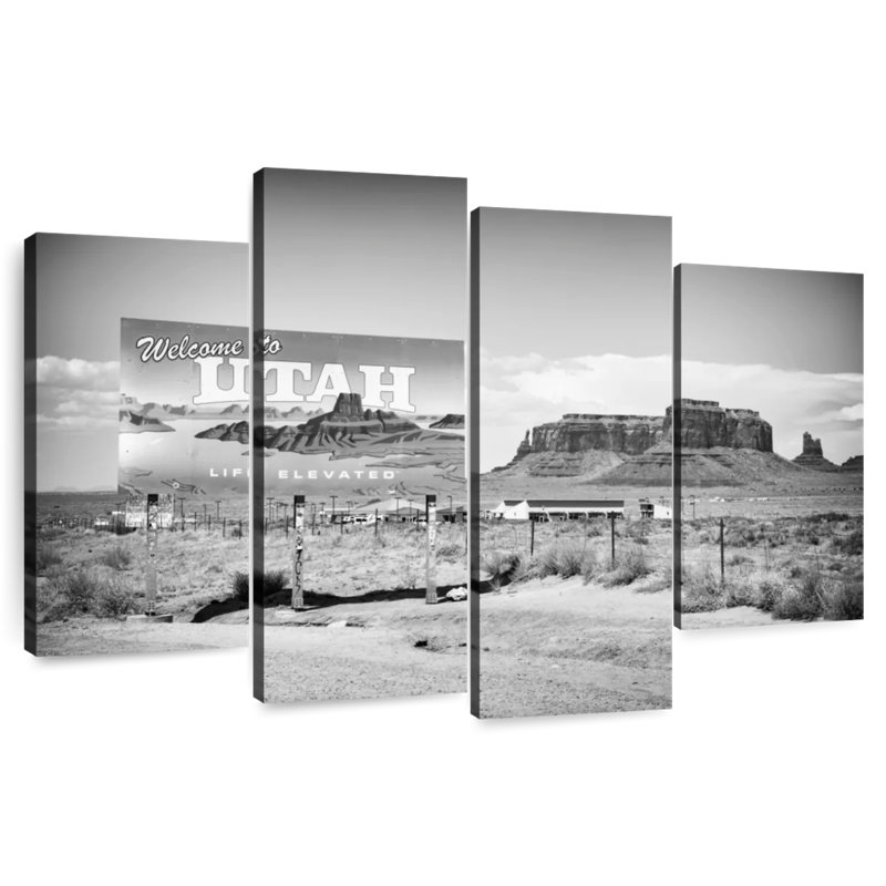 Nicci Welcome To Utah, 22" H x 36" W