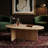 Aurelia Modern Oval Coffee Table With Architectural Slab Base-83458984
