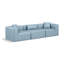 Canapé modulaire en similicuir 3 pièces Houswerth-94884222
