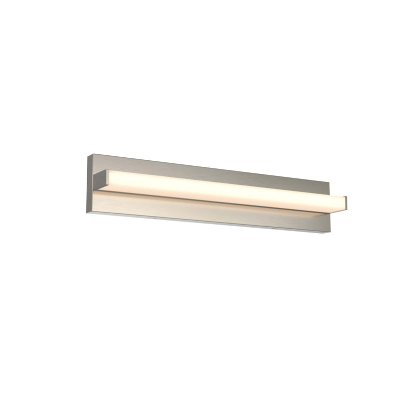 Meuble-lavabo linéaire réglable Ledge, Chrome chrome, 30 W, H 4,75 po x l 24 po x P 3,75 po
