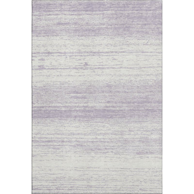 Premium Machine Washable Prisco Lavender Rug
