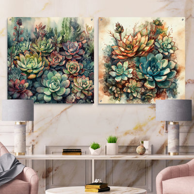 «Green Cactus Scenery I» par Cactus
