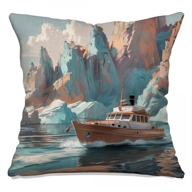 Coussins décoratifs Boat In Scenic, 26 x 26 pouces