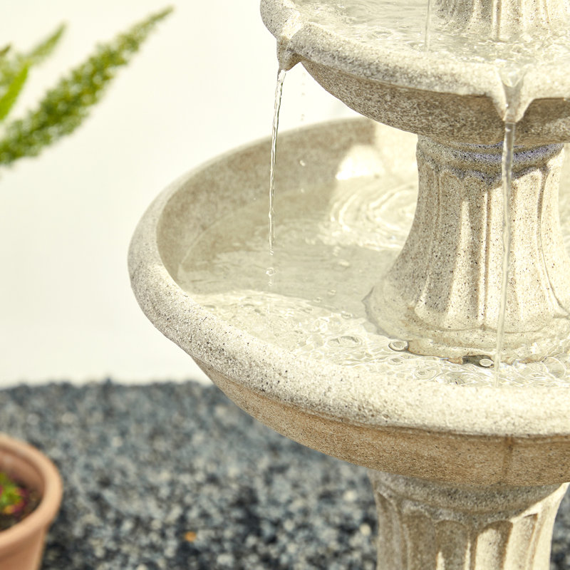 Fontaine en résine avec lumière Canser