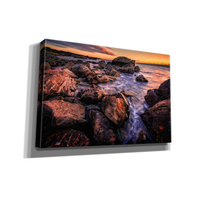 "Epic Graffiti" Dawn In Biddeford Pool Iii "par Rick Berk, art mural sur toile