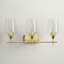 Castonguay 3-Light Dimmable Gold Vanity Light