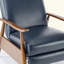 Fauteuil inclinable à accoudoirs en bois-424865038