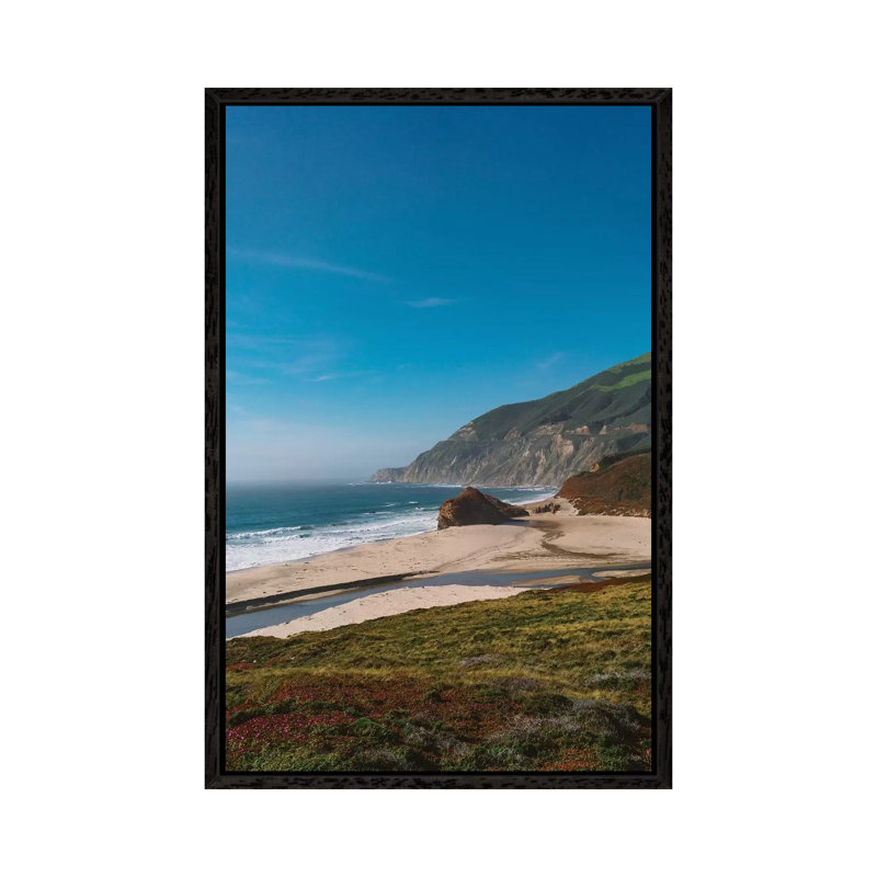 Big Sur V by Bethany Young - Print on Canvas, 152.4cm H x 101.6cm W x 3.81cm D, Black Framed
