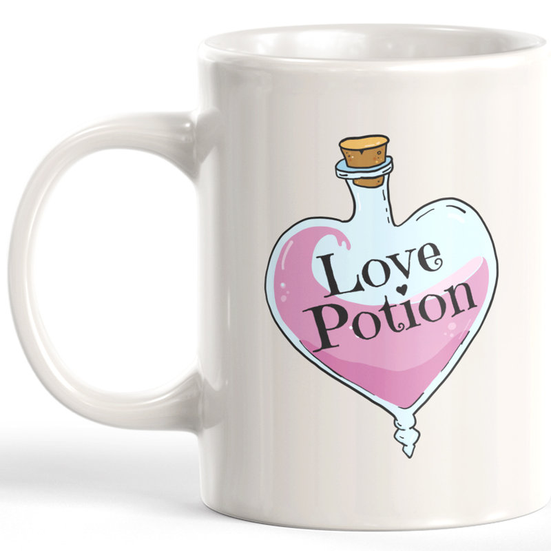 Tasse à café « Love What you do », 11 oz, Plastique, Potion d'amour