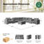 Buelow Modern Storage Sectional Sofa With Charging Ports And Solid Wood Legs-1486131121