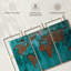 Impression sur mappemonde, impression sur toile-303536925