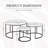 3-Piece Takirra Round Nesting Coffee Tables