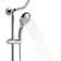 Kauai III 8-in Rain Showerhead Shower System with Slide Bar and Integrated Soap Dish 1.8 GPM